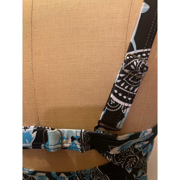 Daci Plus Front Twist Peplum Hem Tankini Swimsuit Top NWT Size 16W - Picture 6 of 10